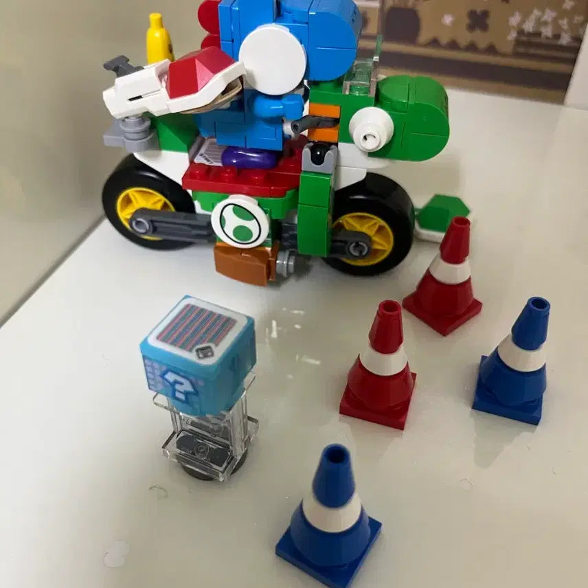 [BUNJANG] LEGO Super Mario Yoshi Bike (Opened) / 레고 슈퍼마리오 마리오 카트 요시바이크 개봉품
