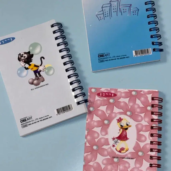 [BUNJANG] Barunson Vintage Cats Chip Chip Star Mini Notebook Set / 고전문구 바른손 캣츠 칩칩스타 미니 수첩 노트