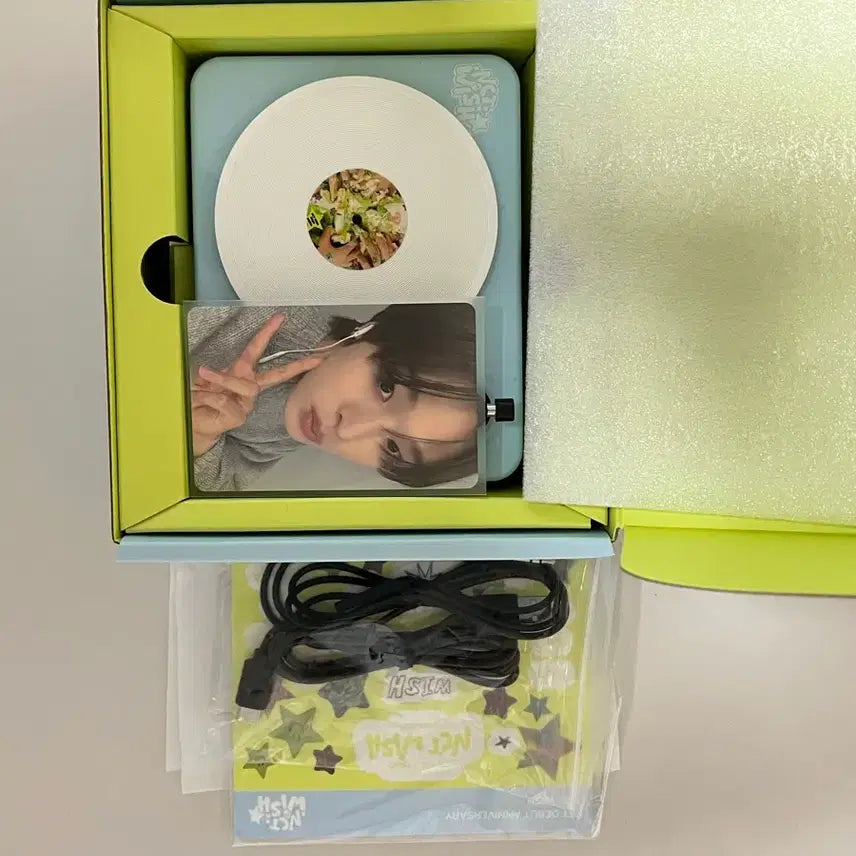 [BUNJANG] NCT WISH 1st Anniversary Turntable Speaker MD / 엔시티 위시 1주념 턴테이블 md 스피커