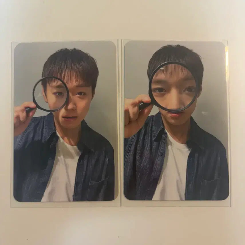 [BUNJANG] Park Jihoon 0502 Withmuu Fansign Lucky Draw Photocard Bundle Set / 박지훈 0502 위드뮤 팬싸 영통 돋보기 포카 일괄 양도