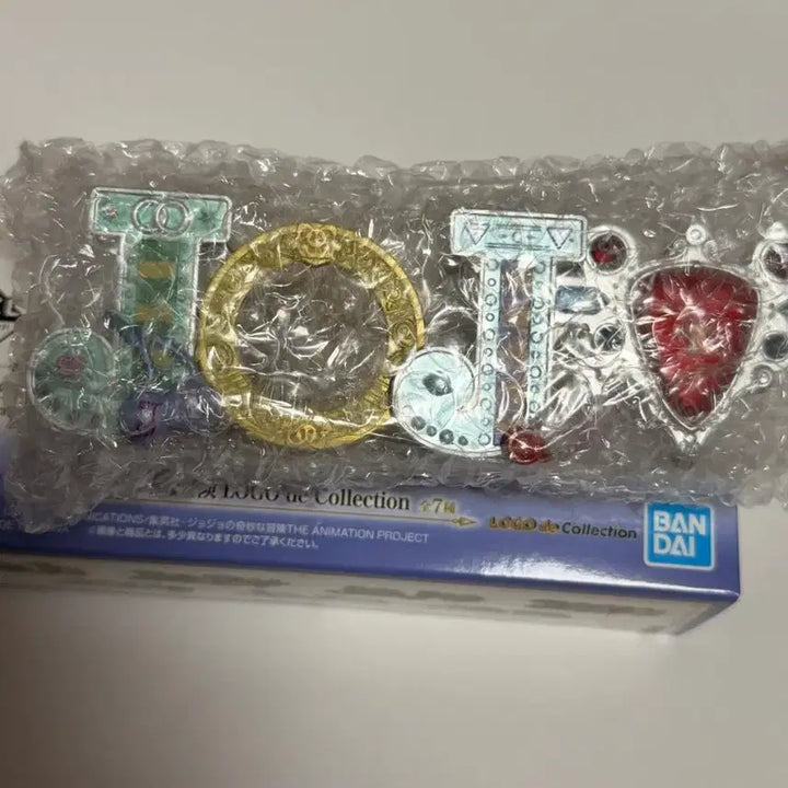 [BUNJANG] Bandai JoJo Logo Plate &amp; Badge Set / 반다이 죠죠 로고h상 접시g상 뱃지i상