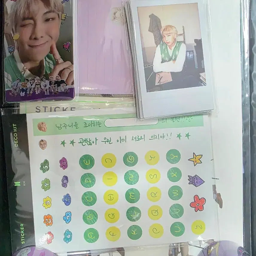 [BUNJANG] BTS Deco Kit POB RM (Namjoon) - Unsealed / bts 데코키트 특전남준 (단순개봉)