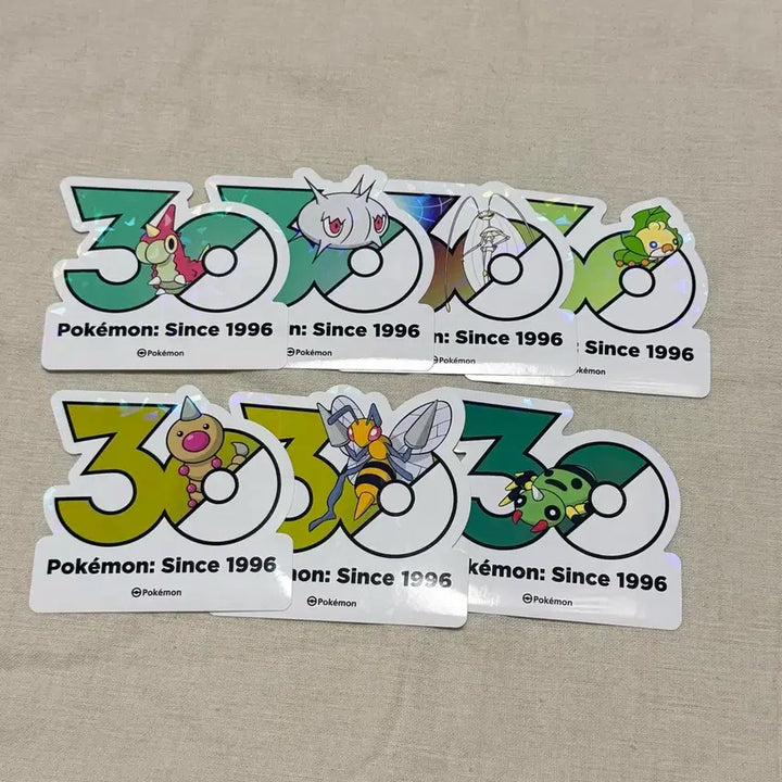[BUNJANG] Olive Young 30th Anniversary Pokemon Stickers (Individual Characters) / 일괄)올리브영 30주년 포켓몬스터 스티커 개무소 뿔충이 두르보