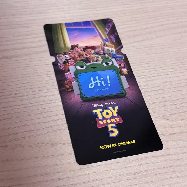 [BUNJANG] Toy Story 5 Special Ticket Sticker OT CINEQ / 토이스토리5 스페셜티켓 스티 오티 씨네큐