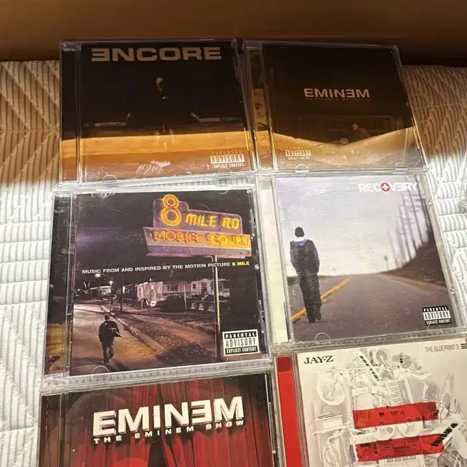 [BUNJANG] Eminem &amp; Jay-Z Album CD Bundle Set / 에미넴 앨범 cd일괄 판매함니다