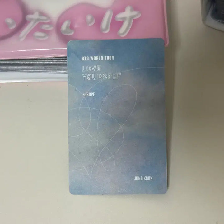 [BUNJANG] BTS Jungkook Love Yourself Europe DVD Photocard / 방탄 정국 포카 럽셀 유럽 디비디