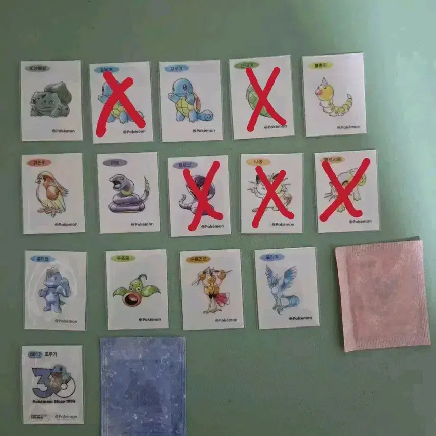 [BUNJANG] Pokemon Artwork Ttibusal Trading / 포켓몬 아트워크 띠부씰 교환