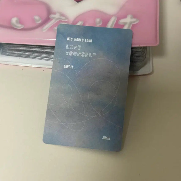 [SOLD OUT] 방탄 지민 포카 럽셀 유럽 디비디