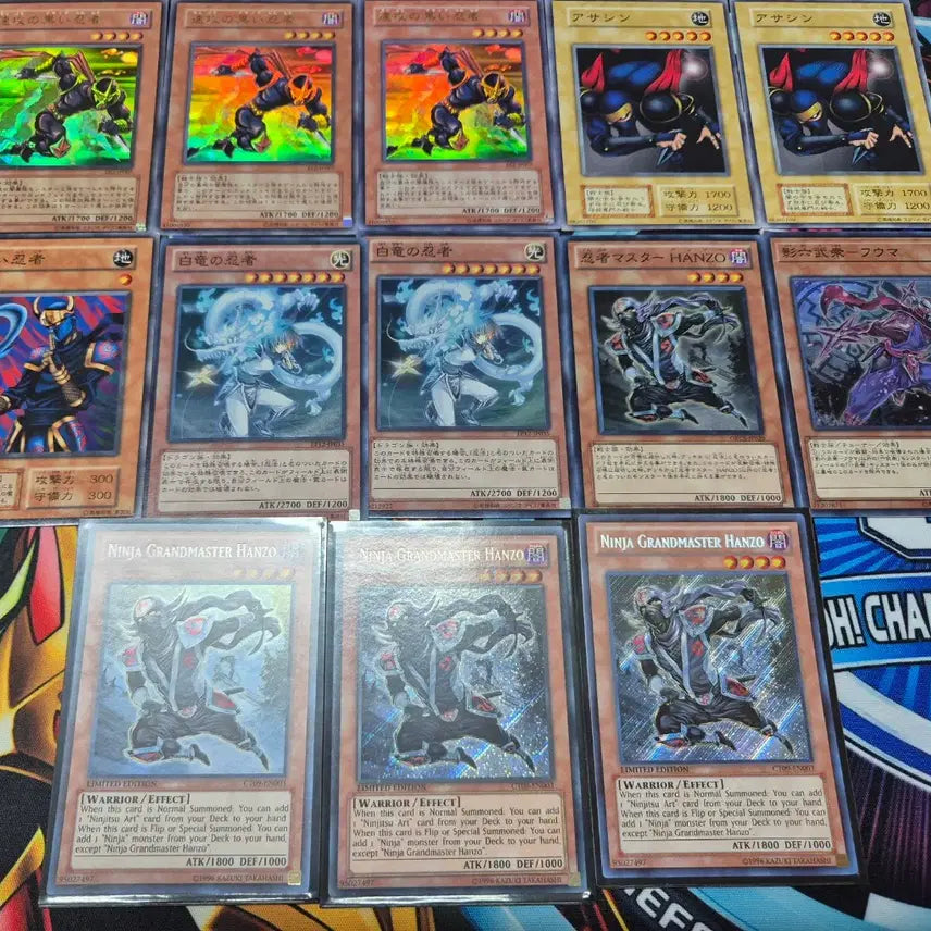 [BUNJANG] Yu-Gi-Oh! Japanese Ninja Card Set / 유희왕 일본판 닌자 카드 세트