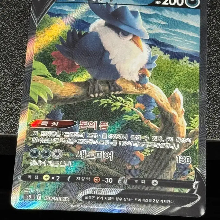 [BUNJANG] Pokemon Card Donkrow V 130/109SR / 포켓몬 카드 돈크로우 V 130/109SR