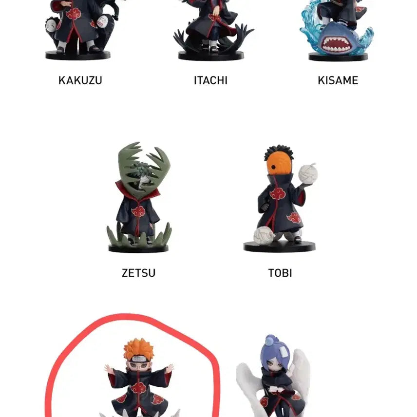[BUNJANG] Pop Mart Naruto Akatsuki Pain Figure / 팝마트 나루토 아카츠키 페인 피규어