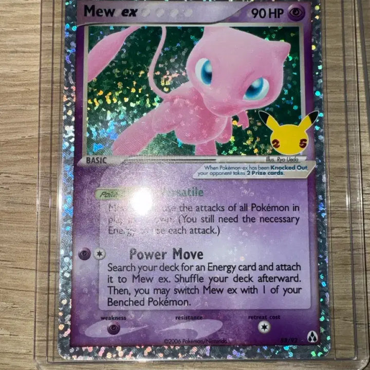 [BUNJANG] Pokémon TCG North American 25th Anniversary Mew EX Card / 포켓몬카드 북미 뮤 ex 25주년