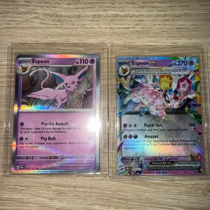 [BUNJANG] Pokemon Card Eevee North America EX Holo 2 Cards / 포켓몬카드 에브이 북미 ex 홀로 2장
