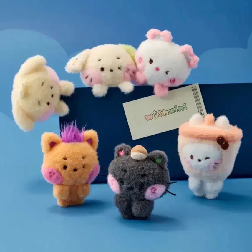 [BUNJANG] Wishnini Bubble Nini &amp; Pangpang Nini Magnet Set / 위시니니 버블냥니&amp;팡팡니니 마그넷 판매