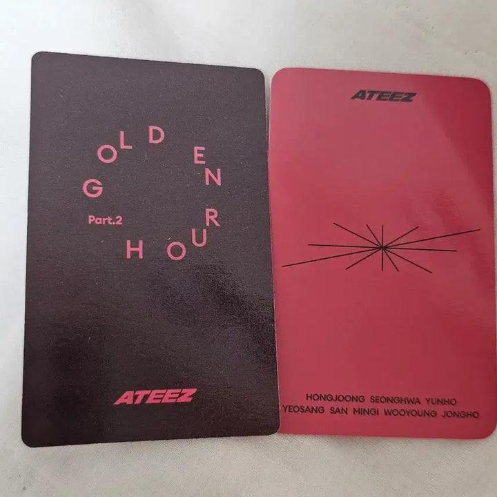 [BUNJANG] ATEEZ Seonghwa Photocard Bundle Set / 에이티즈 성화 포카