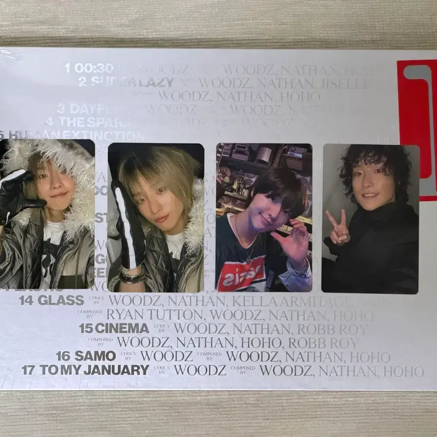 [BUNJANG] WOODZ (Cho Seung Youn) Archive 1 Jewel Lucky Draw POB Photocard Bundle Set / 일괄 WOODZ 우즈 조승연 아카이브원 쥬얼 미공포 슬스뮤 포카 포토카드