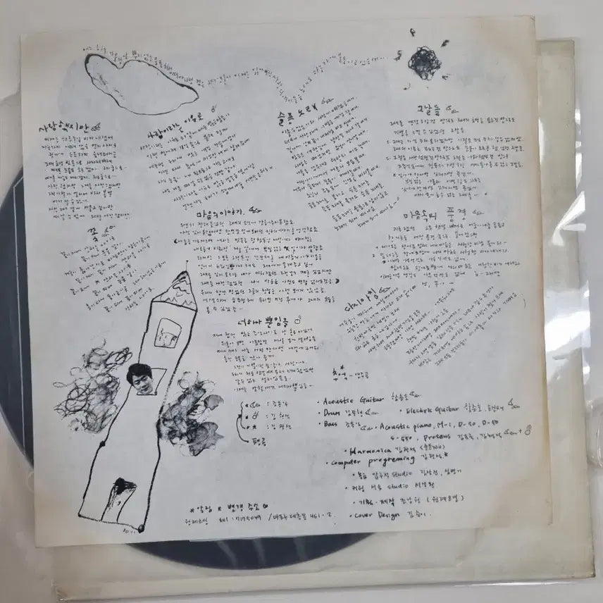 [BUNJANG] Kim Kwang Seok 2nd Album Early Press LP / 김광석 2집 초반lp