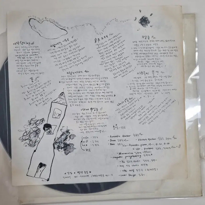 [BUNJANG] Kim Kwang Seok 2nd Album Early Press LP / 김광석 2집 초반lp