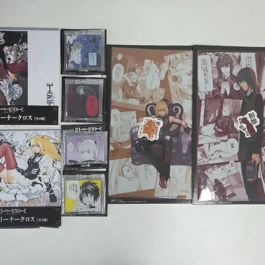 [BUNJANG] Death Note MisaKuji Goods (Sealed) Cleaner Cloth Set &amp; Files / 미개봉)데스노트 미사쿠지 굿즈
