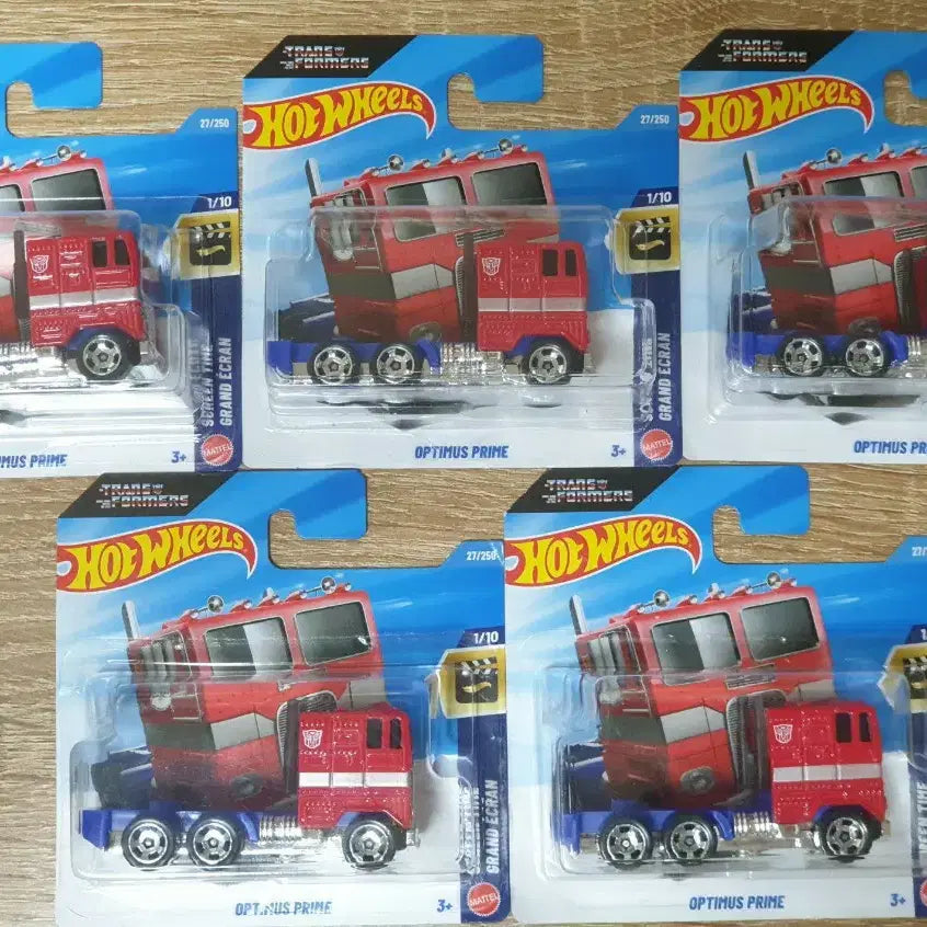 [BUNJANG] Hot Wheels Optimus Prime 6-Piece Set / 핫휠 옵티머스 프라임 6종