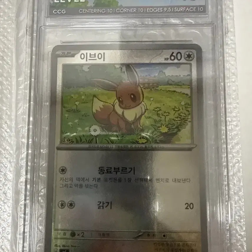 [BUNJANG] Pokemon Card Eevee CCG Graded GEM MINT 10 / 포켓몬카드 이브이 CCG 10등급