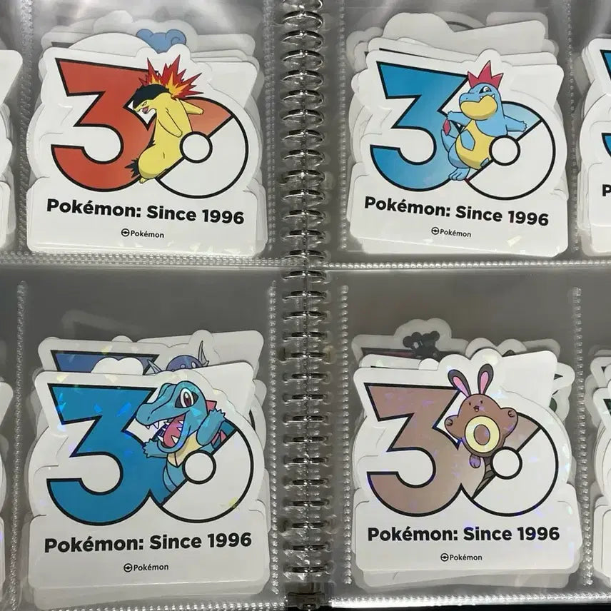[BUNJANG] Pokemon 30th Anniversary Generation 2 Stickers / 포켓몬 30주년 스티커 2세대 팝니다