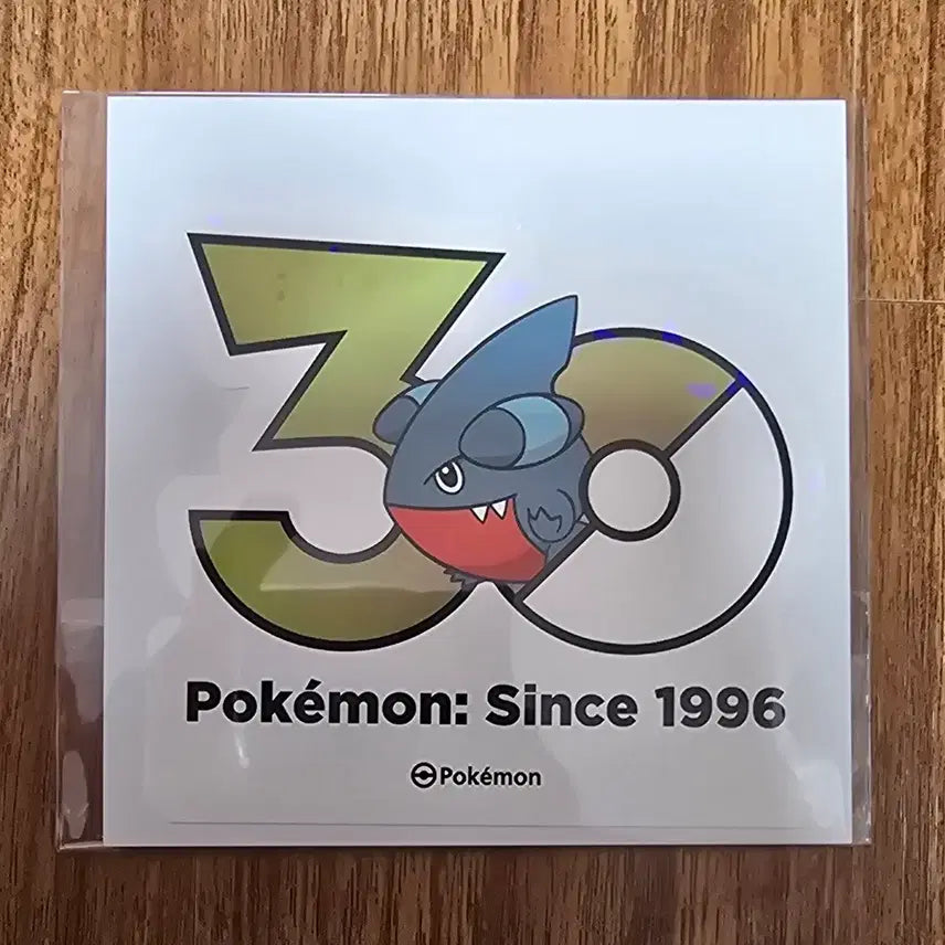 [BUNJANG] Pokemon 30th Anniversary Logo Sticker Dewgong / 포켓몬 30주년 로고 스티커 딥상어동