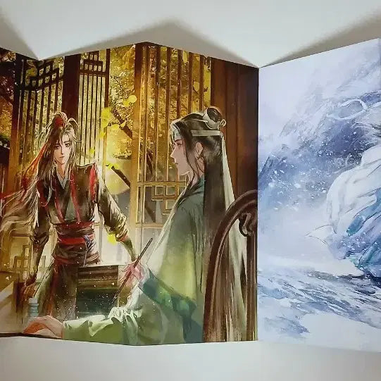 [BUNJANG] The Grandmaster of Demonic Cultivation Scroll Art Accordion / 마도조사 두루마리 아트 접지 팝니다