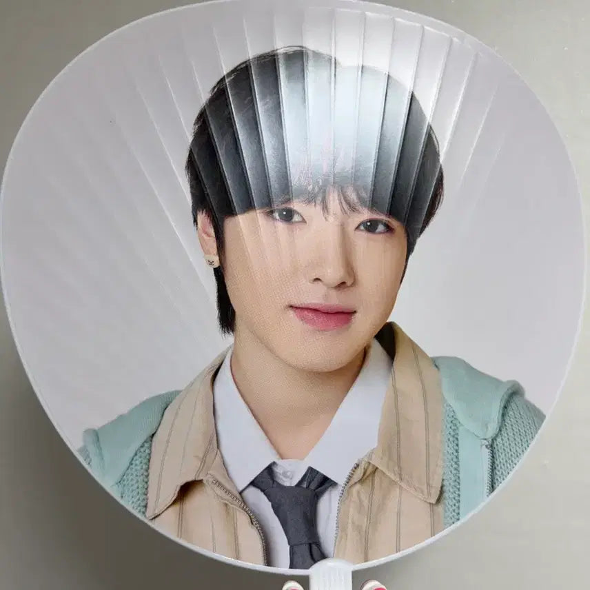 [BUNJANG] NCT WISH Sakuya Our WISH Japan Tour Uchiwa + Holder Bundle / 엔시티위시 (우치와 + 팡이 홀더)사쿠야 아워위시 일본투어