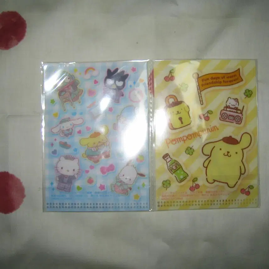 [BUNJANG] Sanrio Pom Pom Purin Hangyodon Ichigo Newspaper Supplement Card Holder (Sealed) / (미개봉) 산리오/ 폼폼푸린 한교동 이치고 신문 부록 카드 홀더