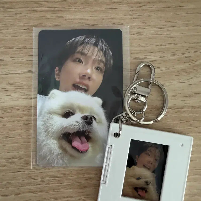 [BUNJANG] BOYNEXTDOOR "Jjang2" Unhak Photocard &amp; Keyring Set / 보이넥스트도어 보넥도 운학 포토카드 짱이 키링 특전 포카