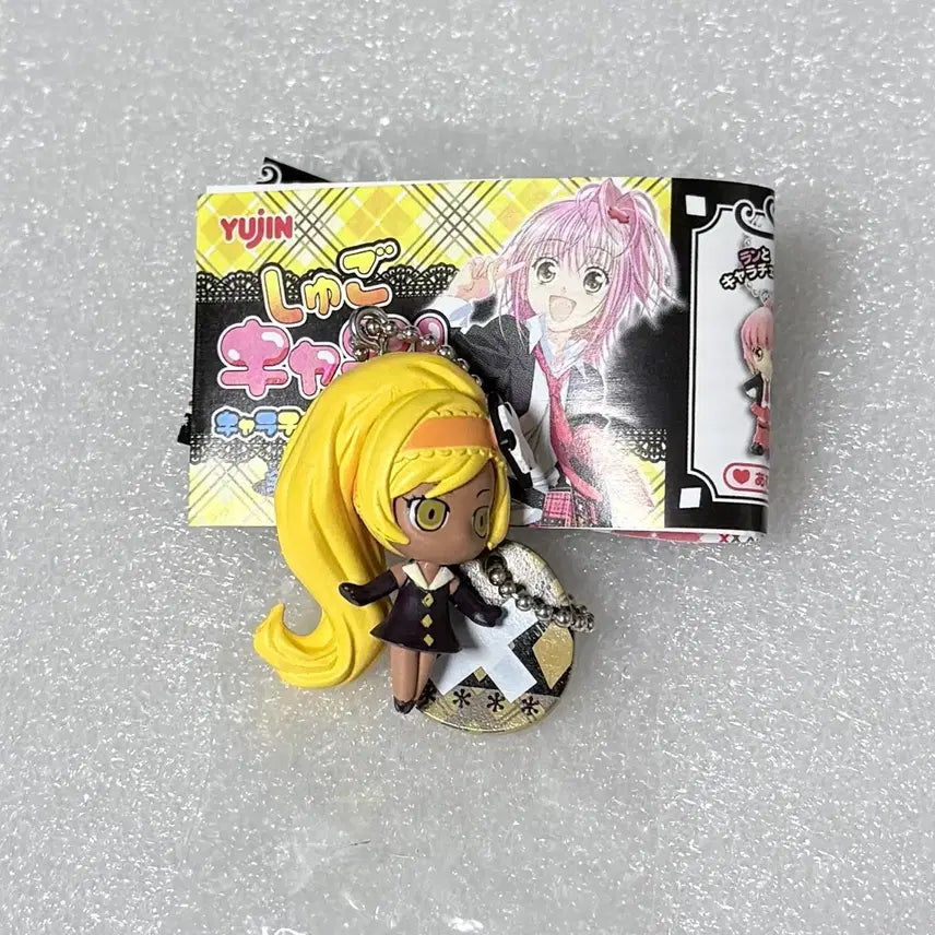 [BUNJANG] Shugo Chara Guardian Character Black Diamond X Diamond Classic Gacha Figure Keychain / 캐릭캐릭체인지 수호캐릭터 고전 가챠 피규어키링 블랙다이아 엑스X다이아
