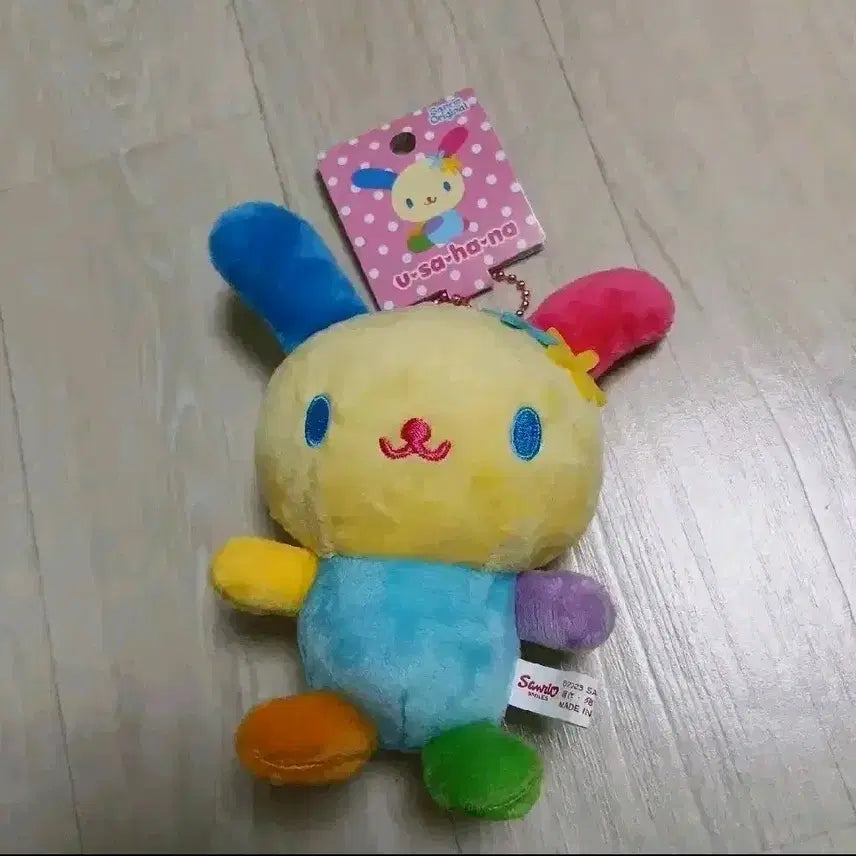 [BUNJANG] Sanrio Usahana Mascot Keychain / 산리오 우사하나 인형 일본 마스코트 키링