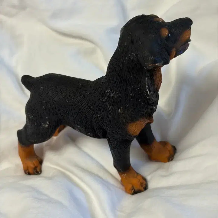 [BUNJANG] Rottweiler Dog Figurine / 로트와일러 강아지 피규어