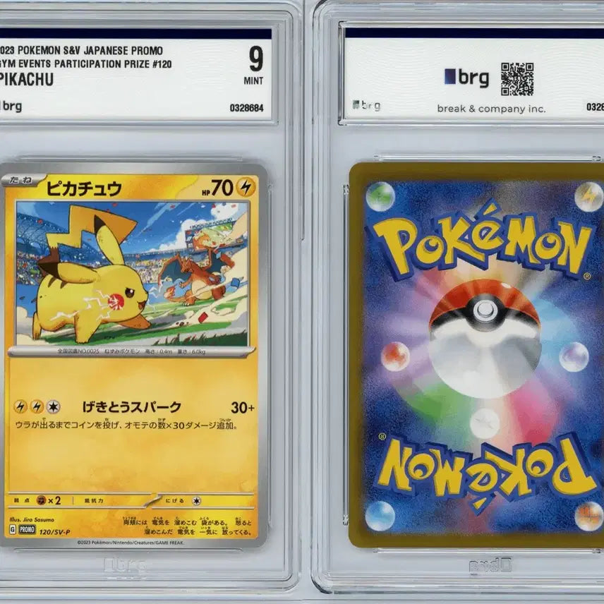 [BUNJANG] Jimpromo Pikachu Charizard BRG9 Pokemon Card / 짐프로모 피카츄 리자몽 brg9 포켓몬카드