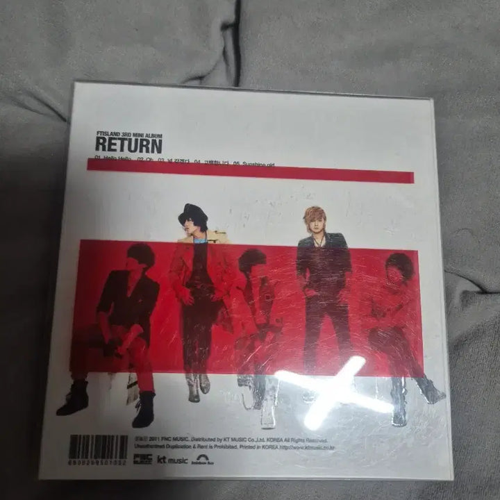 [BUNJANG] FTISLAND 3rd Mini Album RETURN First Press Limited Edition Signed / FTISLAND 3집 미니앨범 RETURN 초회한정반 사인반