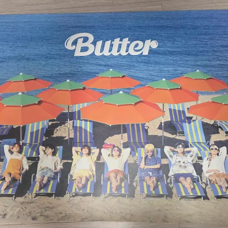 [BUNJANG] BTS Butter Album Poster 2 Types Bundle Set / 방탄 버터 앨범 포스터 2종 일괄 set