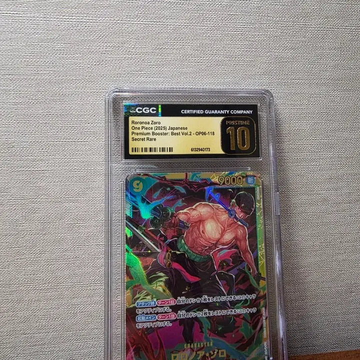 [BUNJANG] One Piece Card Roronoa Zoro CGC Pristine 10 Secret Rare / 원피스 카드 롤로노아 조로 CGC PRISTINE 10