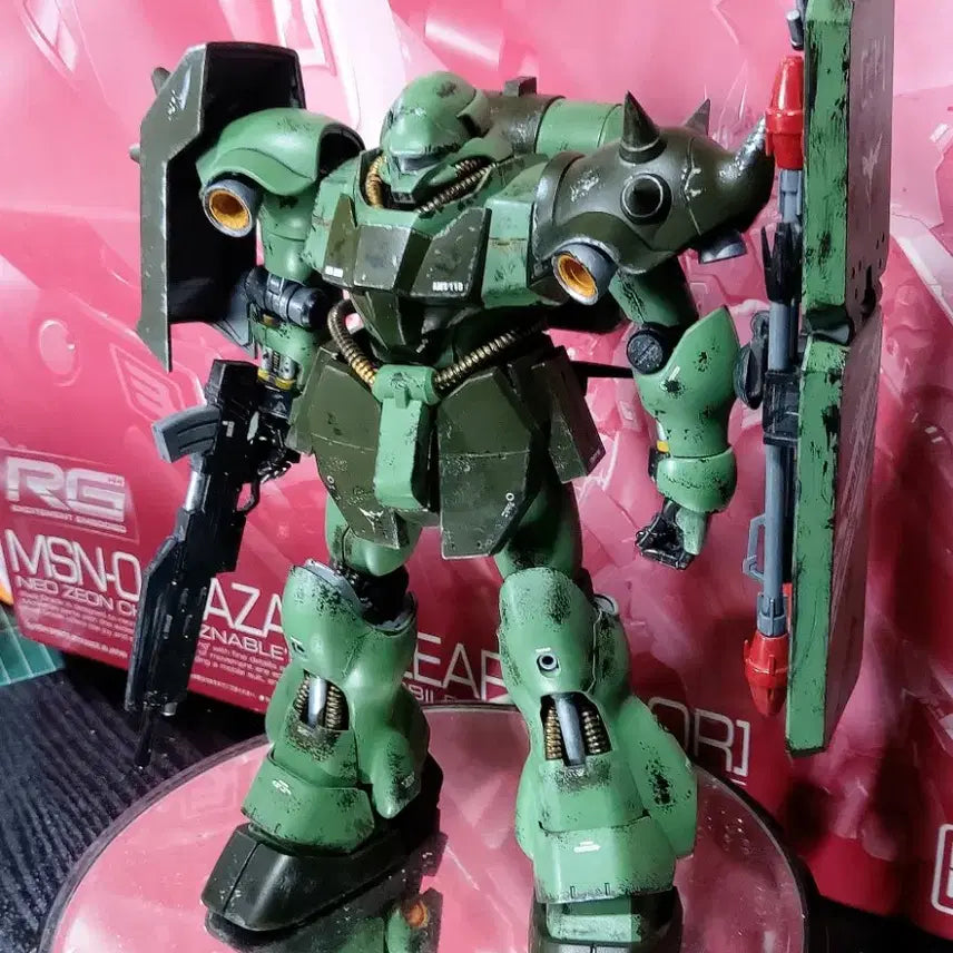 [BUNJANG] Bandai MG Giredo Full Paint + Weathering + Delphi Decal Completed Model / 반다이 MG 기라도가 풀도색 + 웨더링 + 델피데칼 완성작 팝니다