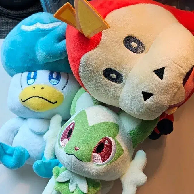[BUNJANG] Pokemon Mid-Size Plush Set / 포켓몬스터 중형 인형 세트