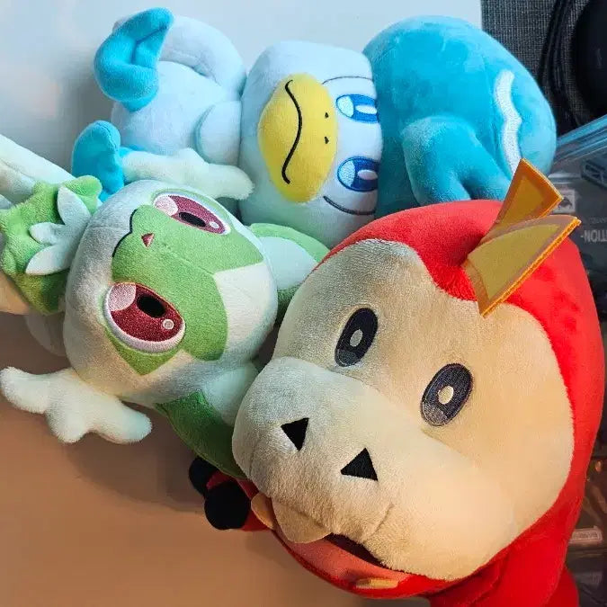 [BUNJANG] Pokemon Mid-Size Plush Set / 포켓몬스터 중형 인형 세트