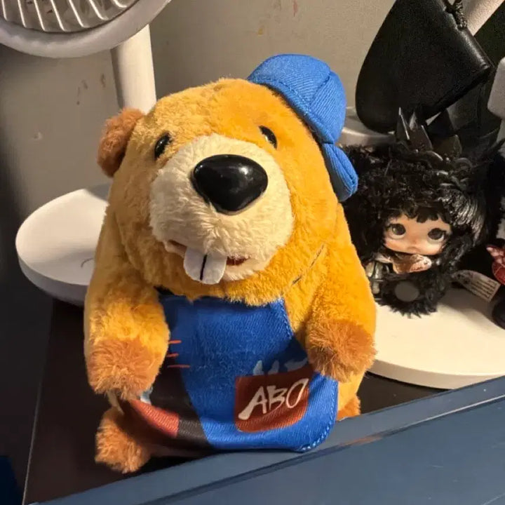 [BUNJANG] ABO Beaver Plush Toy / ABO 고라니 울음소리 내는 비버인형