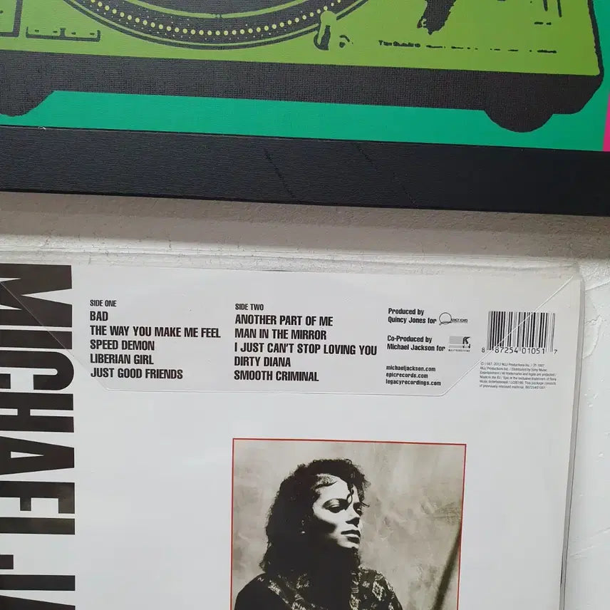 [BUNJANG] Michael Jackson BAD 25th Anniversary Edition Featured Disc LP 2012 Release / 마이클 잭슨 BAD 25주년 기념반 피쳐 디스크 LP 2012발매반