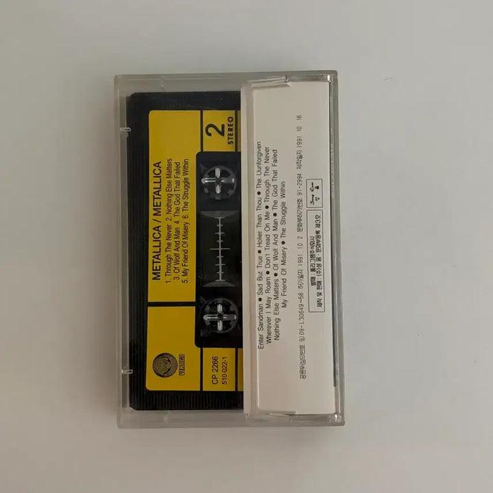 [BUNJANG] Metallica Black Album Cassette Tape / 메탈리카 (Metallica) - 블랙 앨범  카세트테이프