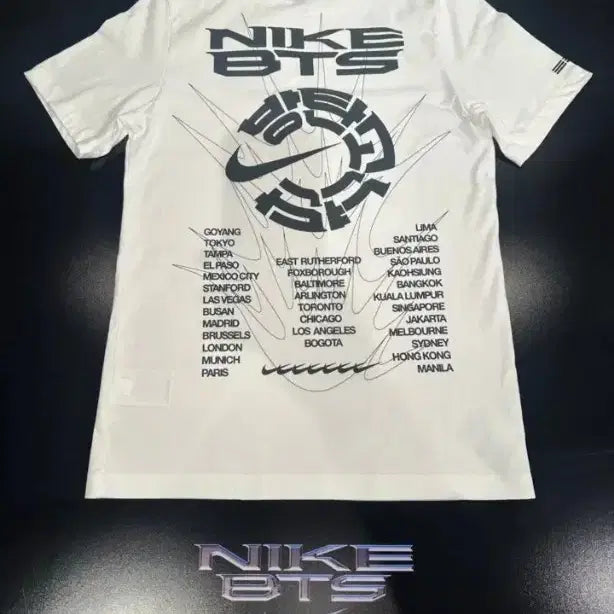[BUNJANG] Nike x BTS Collaboration Short-Sleeve T-Shirt White S / 나이키 x 방탄소년단 콜라보 반팔 티셔츠 화이트s팝니다