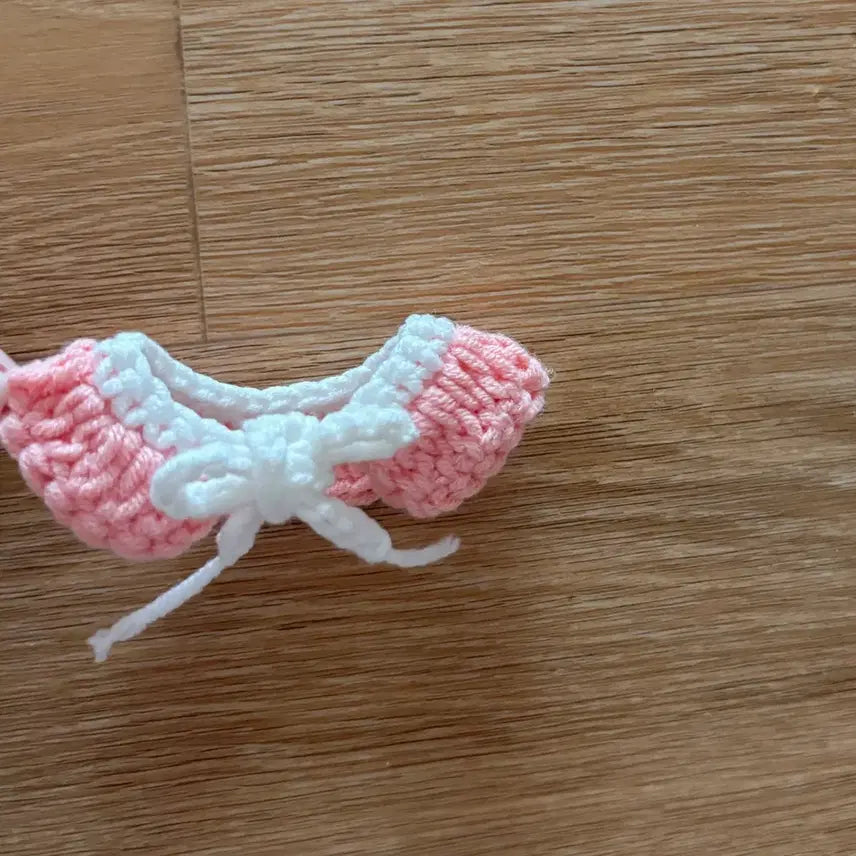 [BUNJANG] Prop Factory 10cm Doll Cape (Pink) / [10cm인형옷]소품공장 인형 케이프 인형 망토 인형옷 누이옷 뜨개인형옷