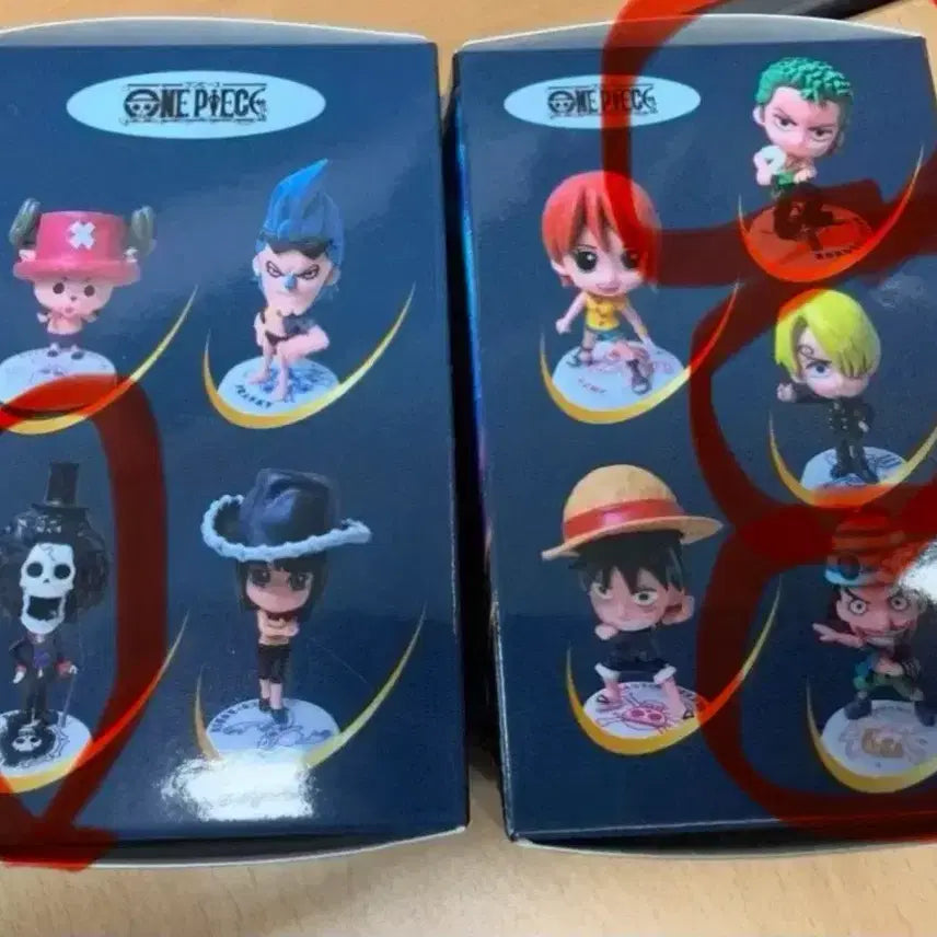 [BUNJANG] One Piece Zoro, Sanji, Brook, Usopp 4-Figure Set / 원피스 피규어 세트_조로&amp;상디&amp;브룩&amp;우솝 4종