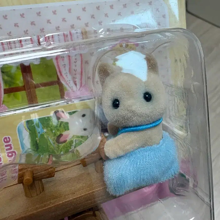 [BUNJANG] Sylvanian Families Old Devon Cat Baby with Carrier (Sealed) / 실바니안 올드 데번캣 데본캣 아기 캐리어 미개봉