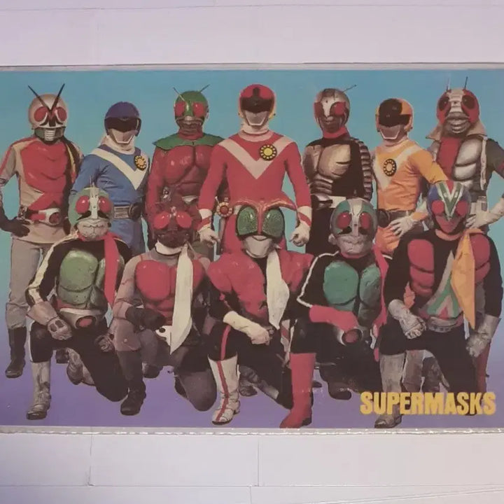 [BUNJANG] 1990s Kamen Rider Eraser Board / 90년대 문구점에서 팔았던 가면라이더 책받침 팝니다