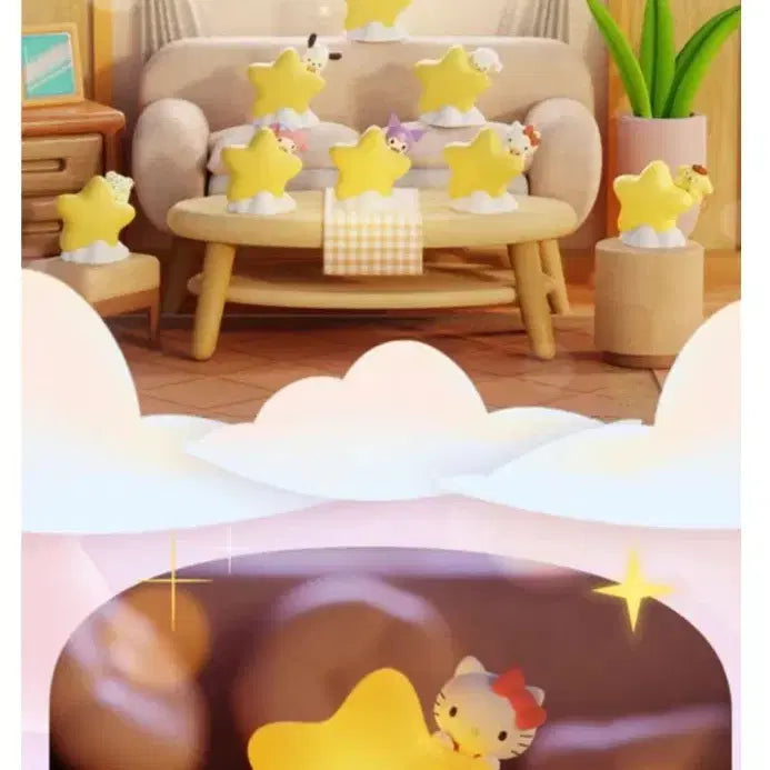 [BUNJANG] Hello Kitty Star Mood Lamp / 새상품) 헬로키티 별 무드등 (취침등,수유등)